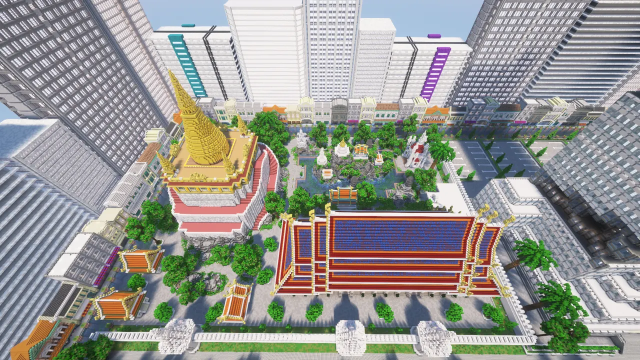 วัดกลางเมือง ในสปอว์น