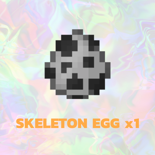 Skeleton egg x1